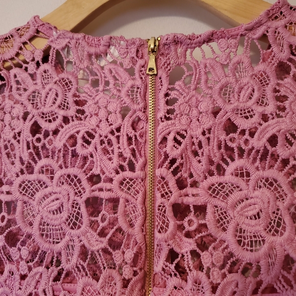 Nanette Lepore Pink Lace Summer Top - Picture 12 of 15